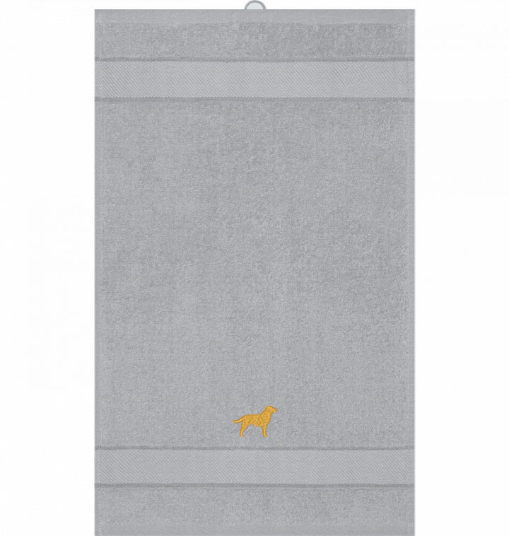 Lab love yellow - Gästehandtuch