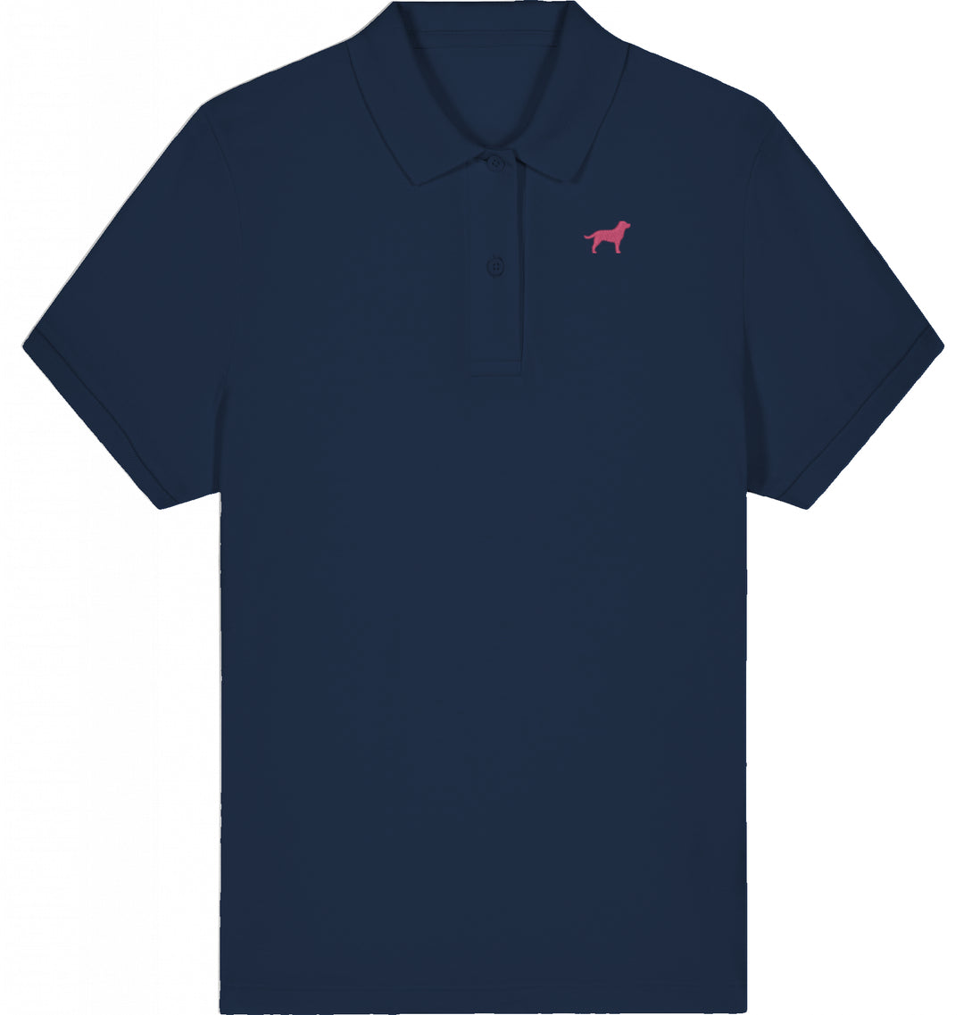 Polo Shirt Damen Organic Labrador pink