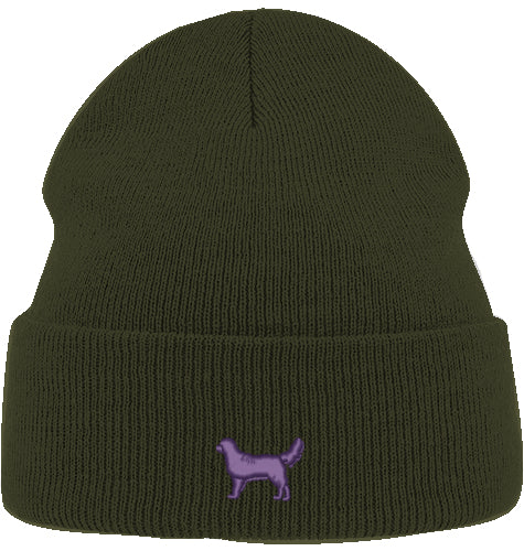 Beanie Organic - Golden Retriever lila