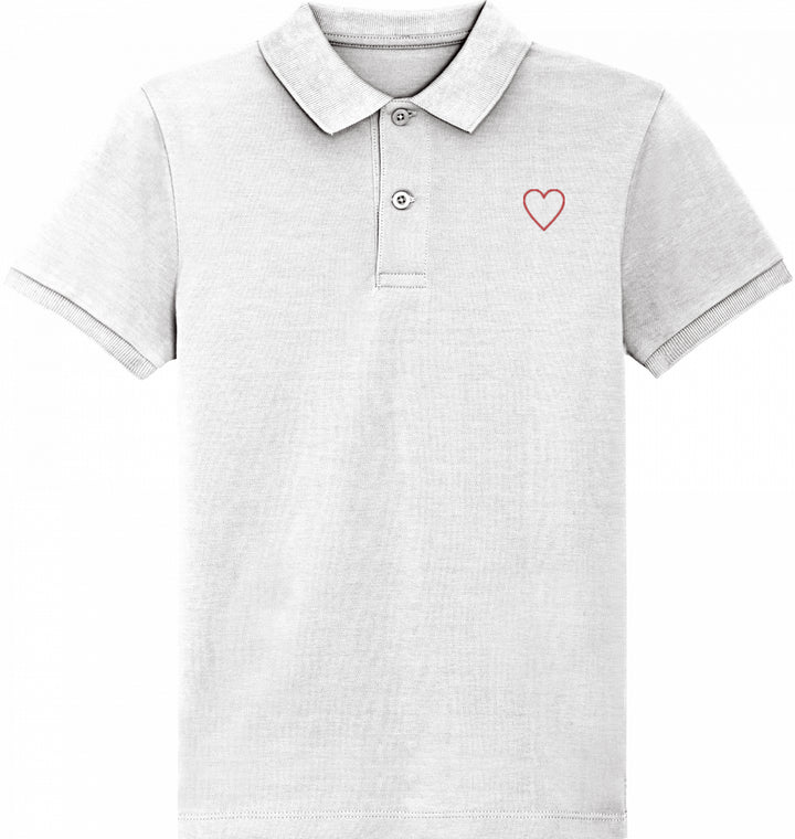 Love in light lines - Organic Polo Kids