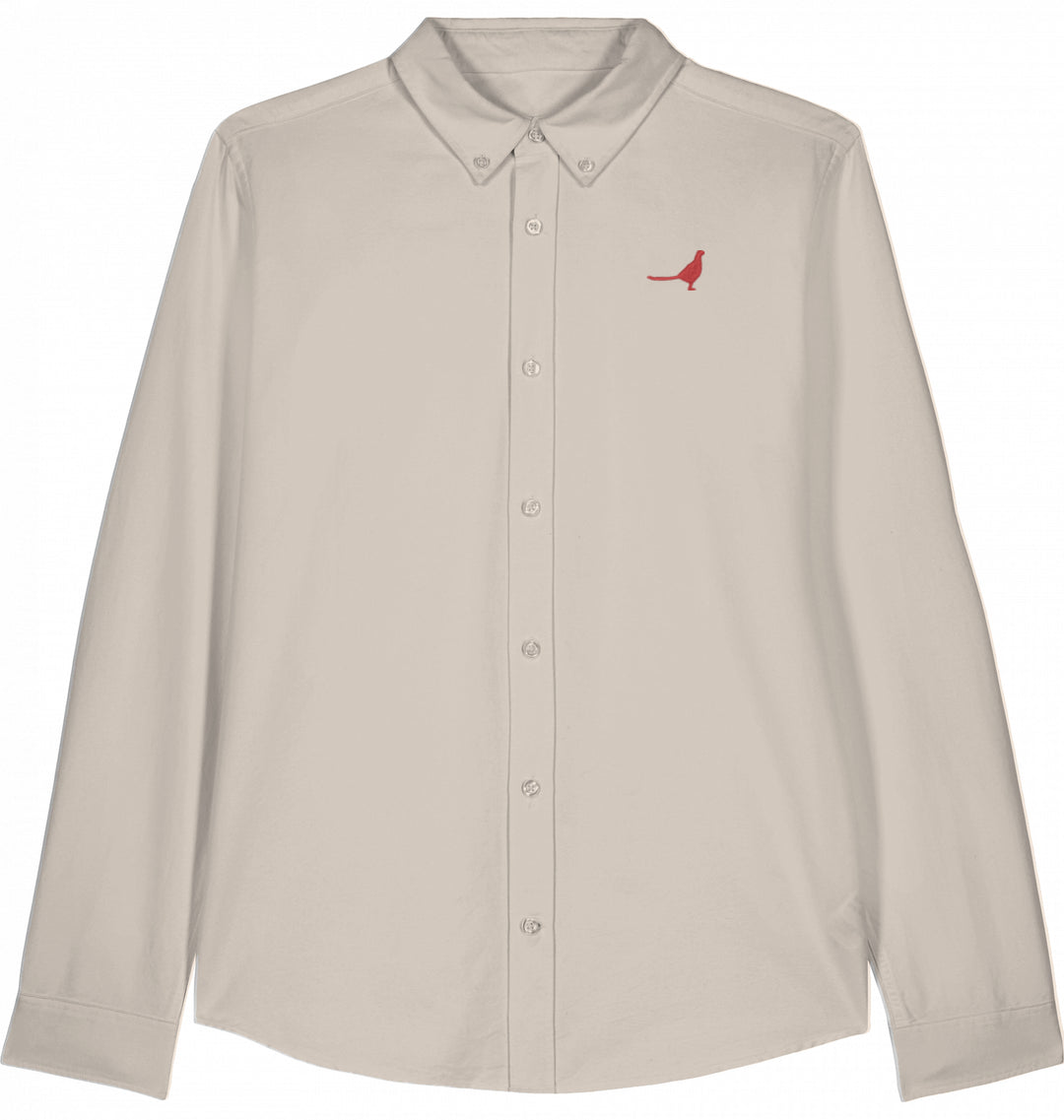 Oxford Bluse Damen - Fasan rot