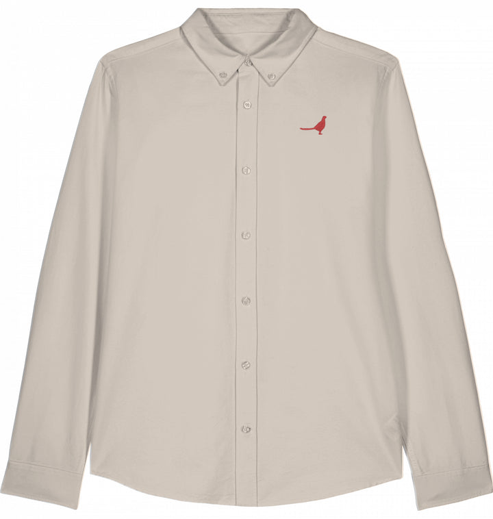 Oxford Bluse Damen - Fasan rot
