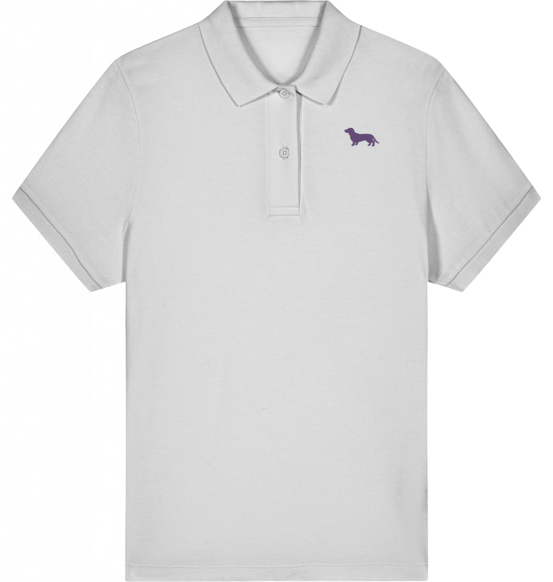 Dachshund Love - Organic Polo Shirt Ladies Style