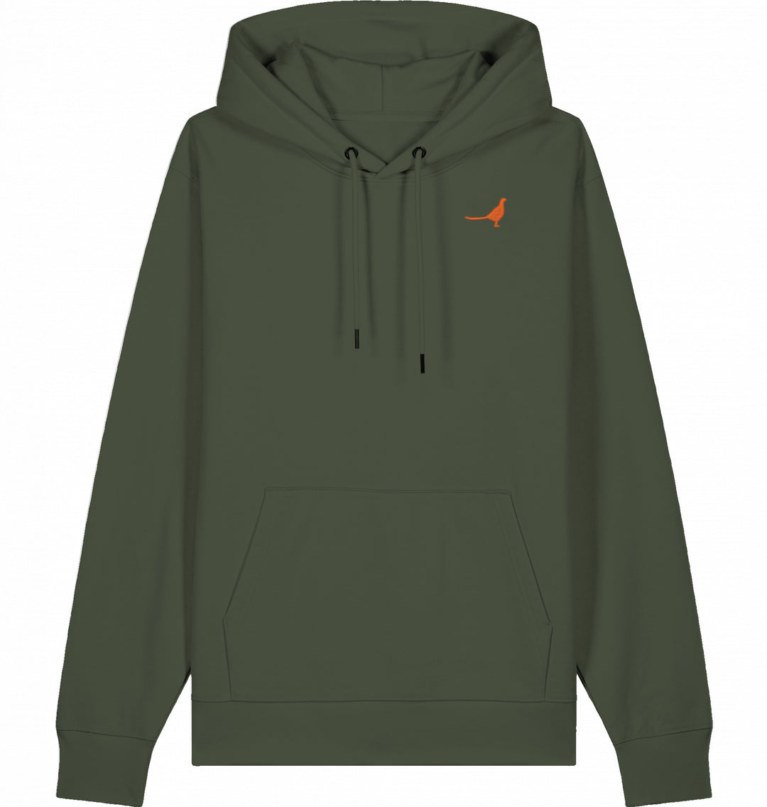 Fasan Love orange - Organic Hoodie