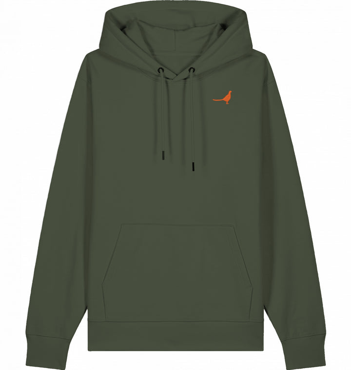 Fasan Love orange - Organic Hoodie