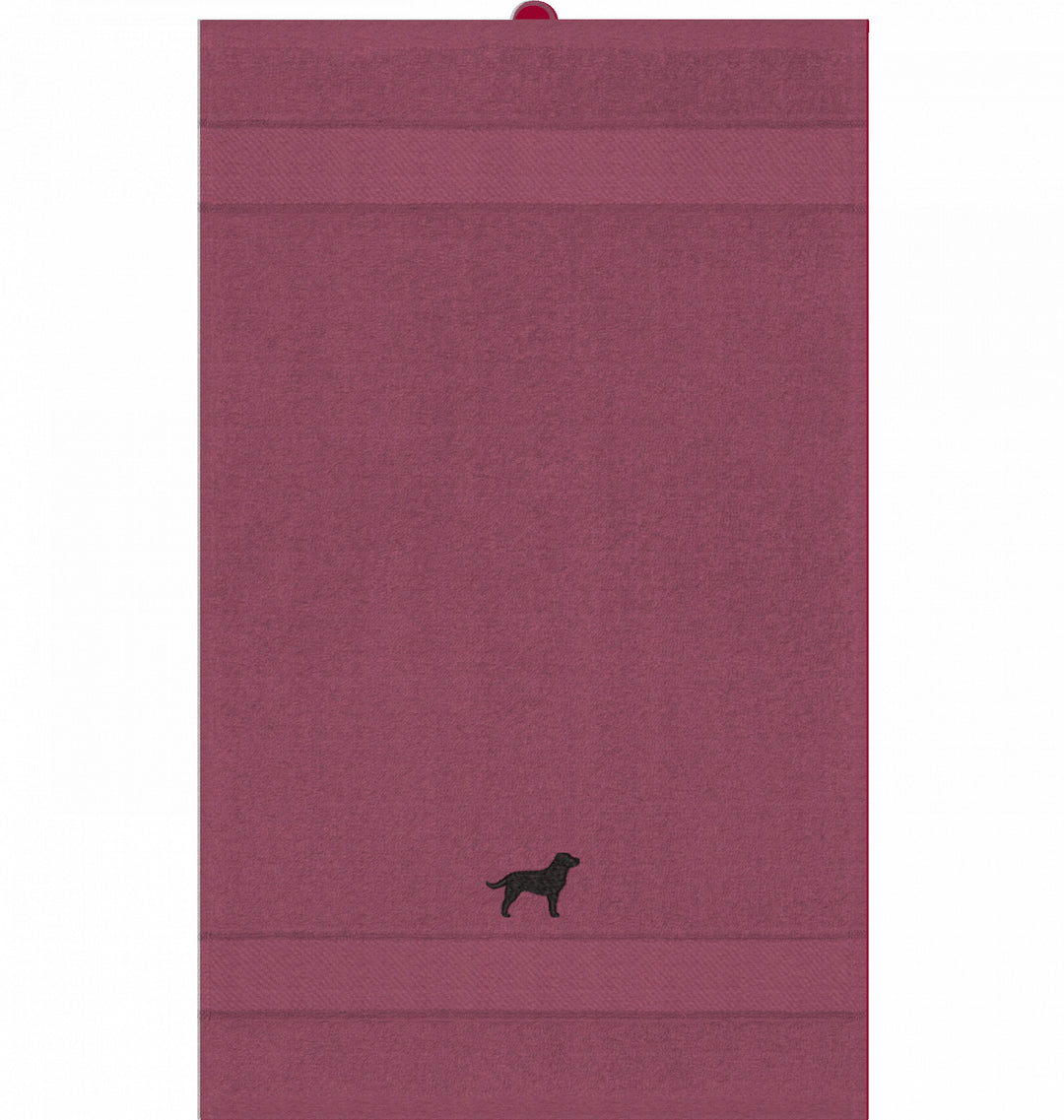 Lab love black - Gästehandtuch