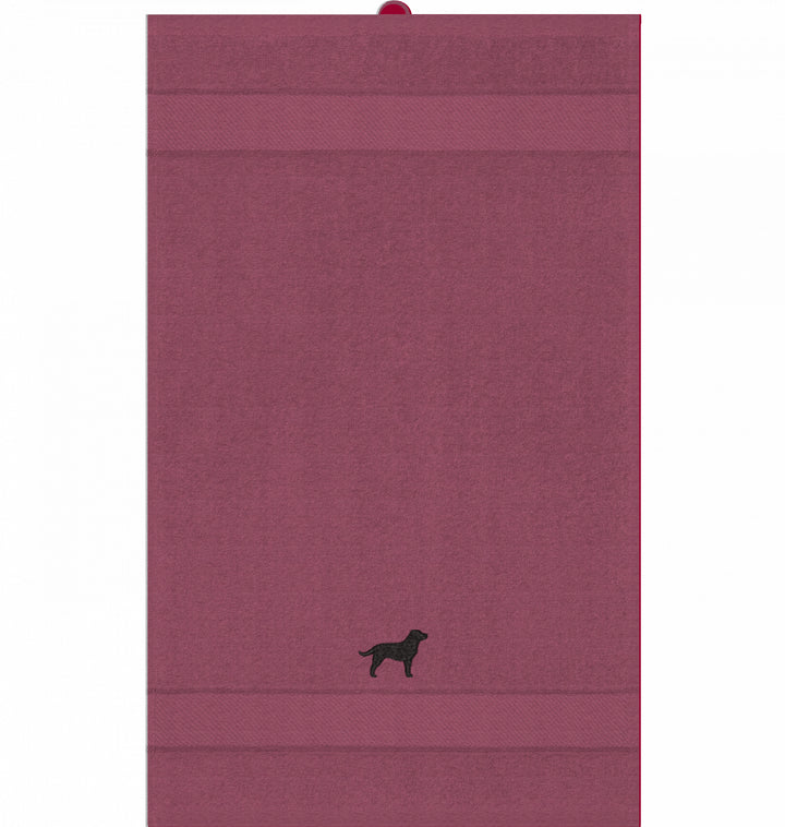 Lab love black - Gästehandtuch