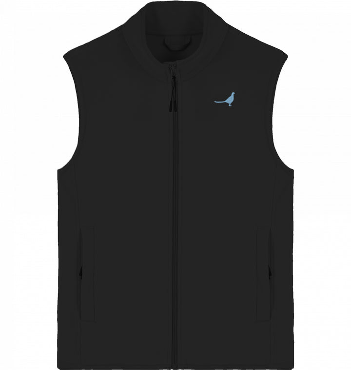 Fleeceweste Organic - Fasan blau