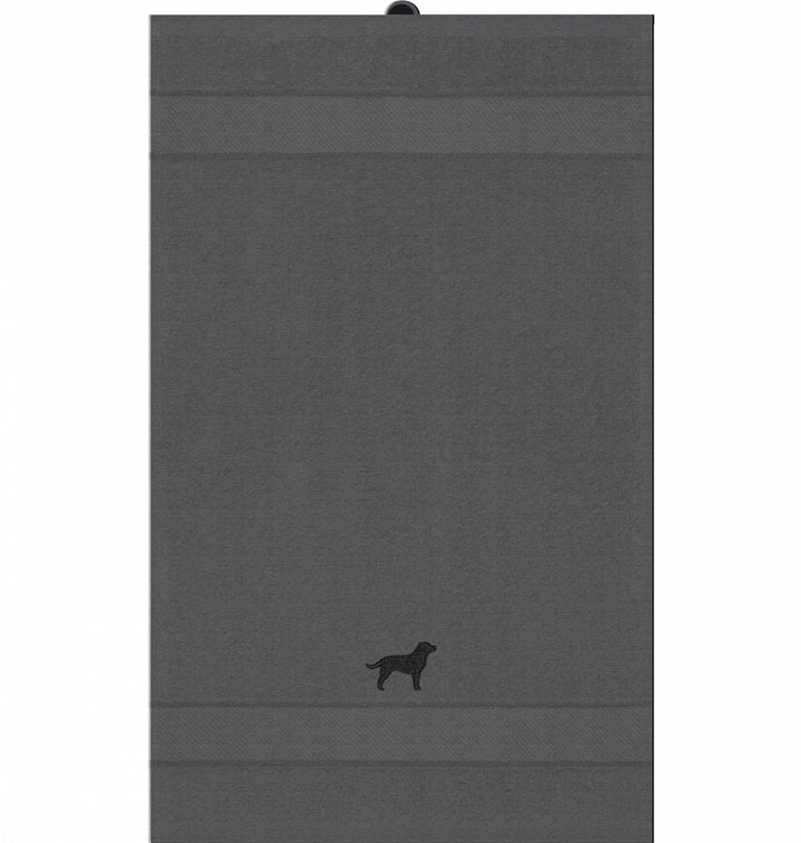 Lab love black - Gästehandtuch