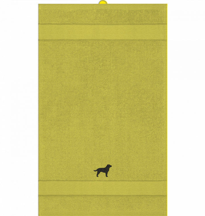 Lab love black - Gästehandtuch