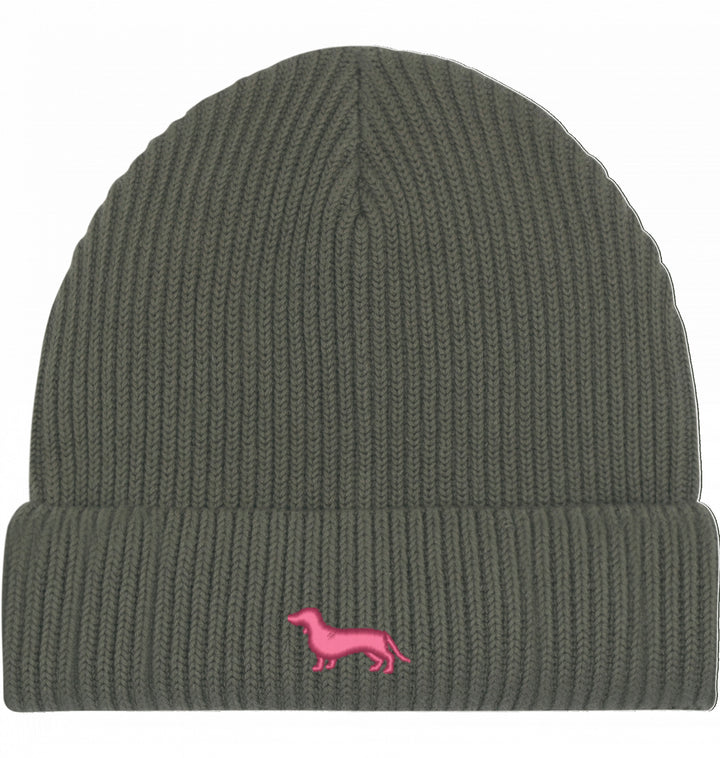 Fisherman Beanie organic - Dackel pink