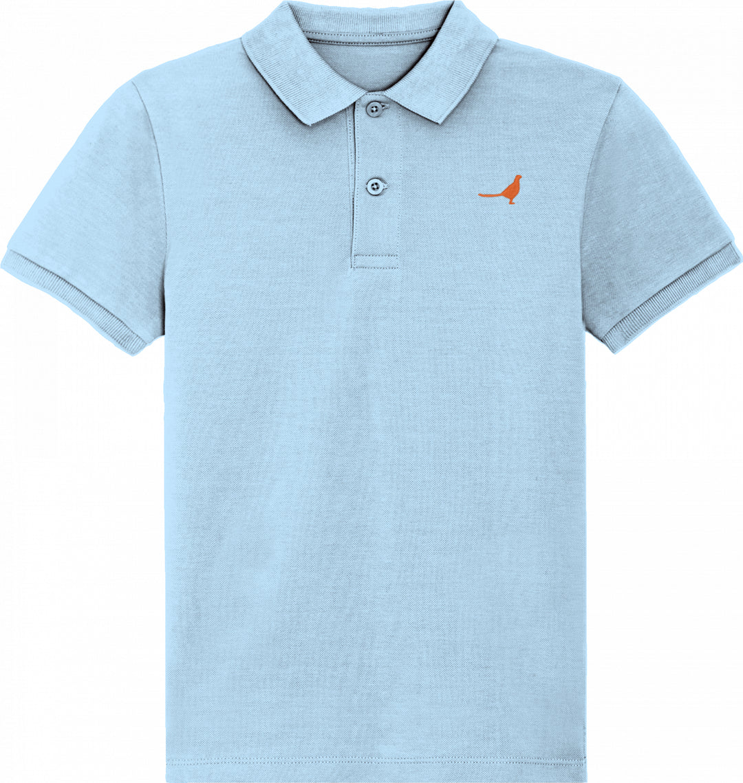 Fasan Love Orange - Organic Polo Kids