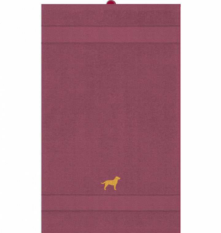 Lab love yellow - Gästehandtuch