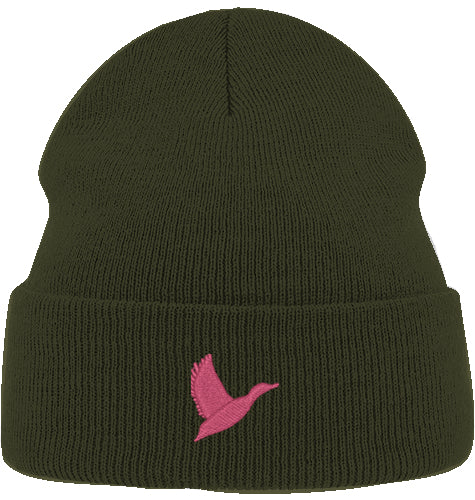 Organic Beanie - Ente pink
