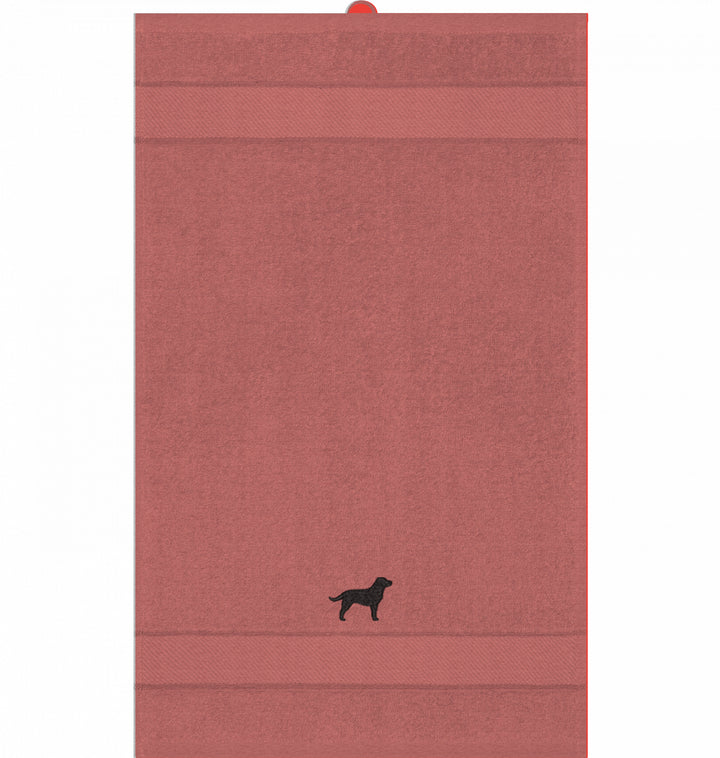 Lab love black - Gästehandtuch