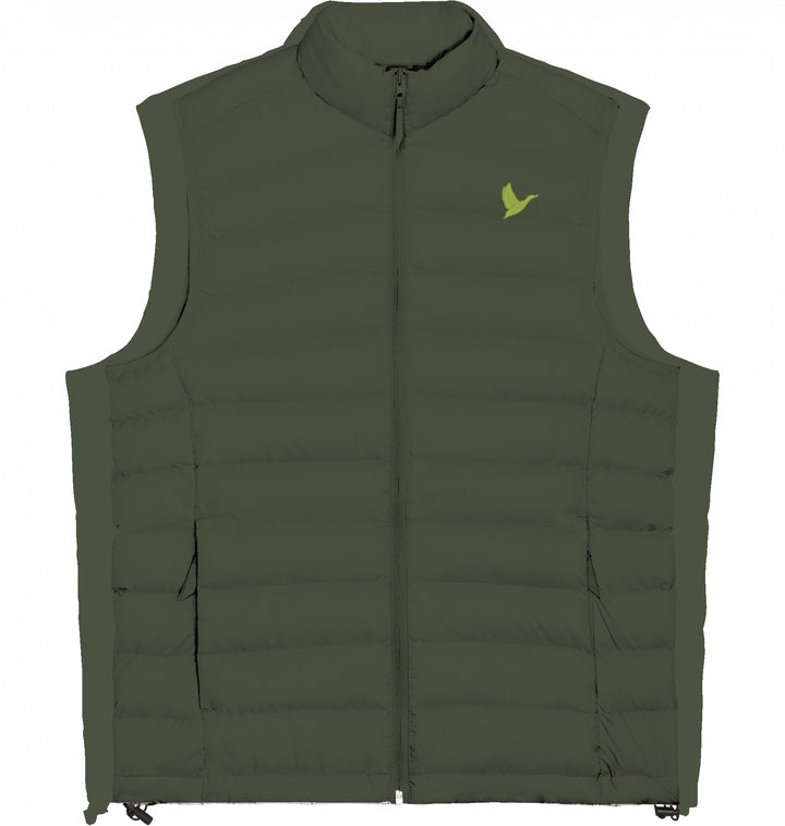 Let me fly Green - Damen Daunenweste Organic