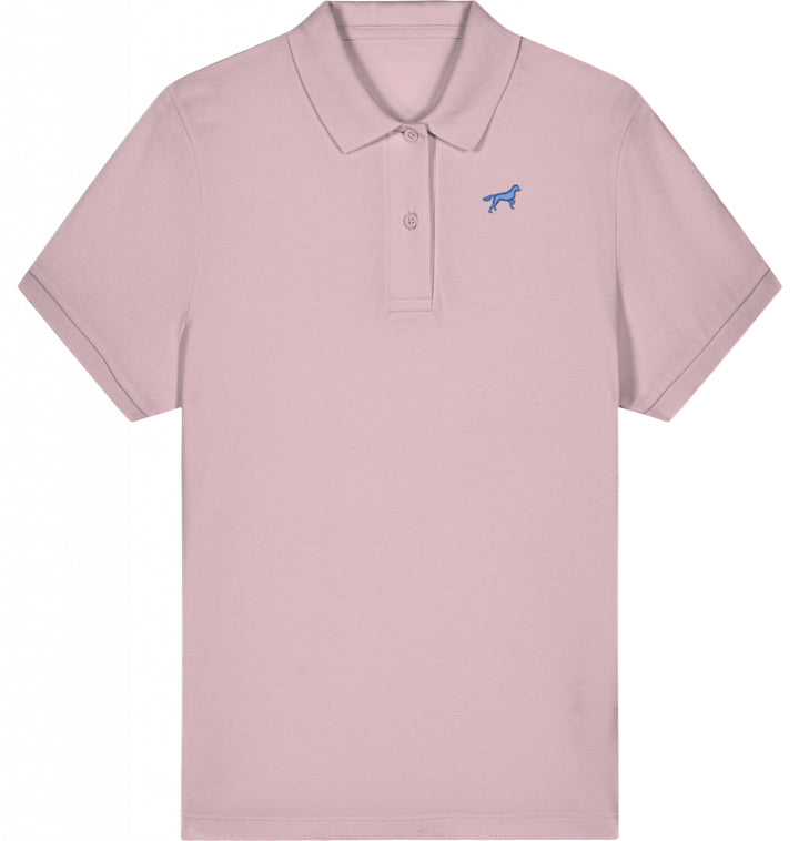 Polo Shirt Damen Organic Münsterländer blau