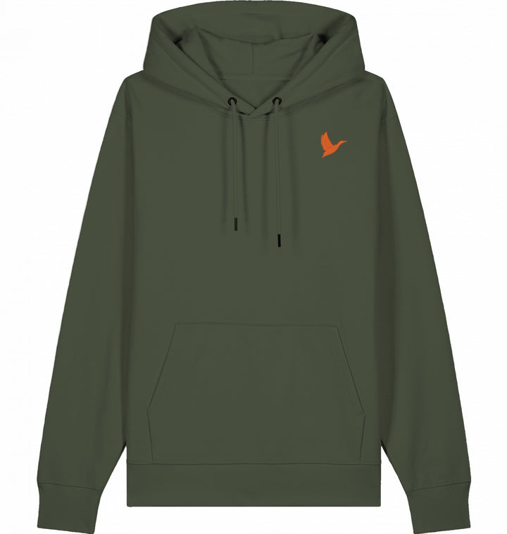 Let me fly Orange - Organic Hoodie