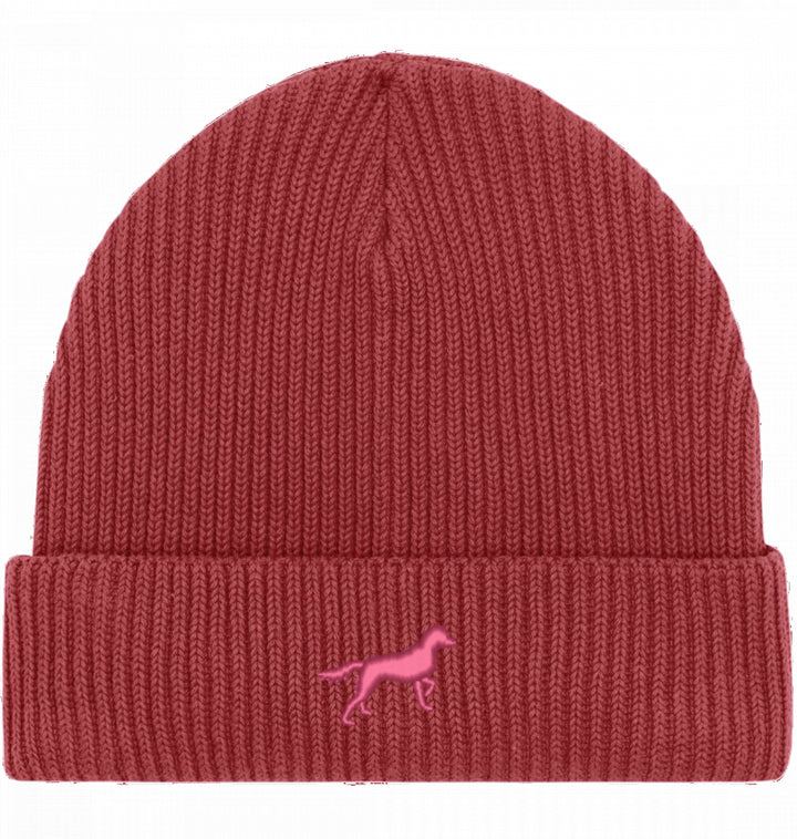 Fisherman Beanie organic - Münsterländer pink