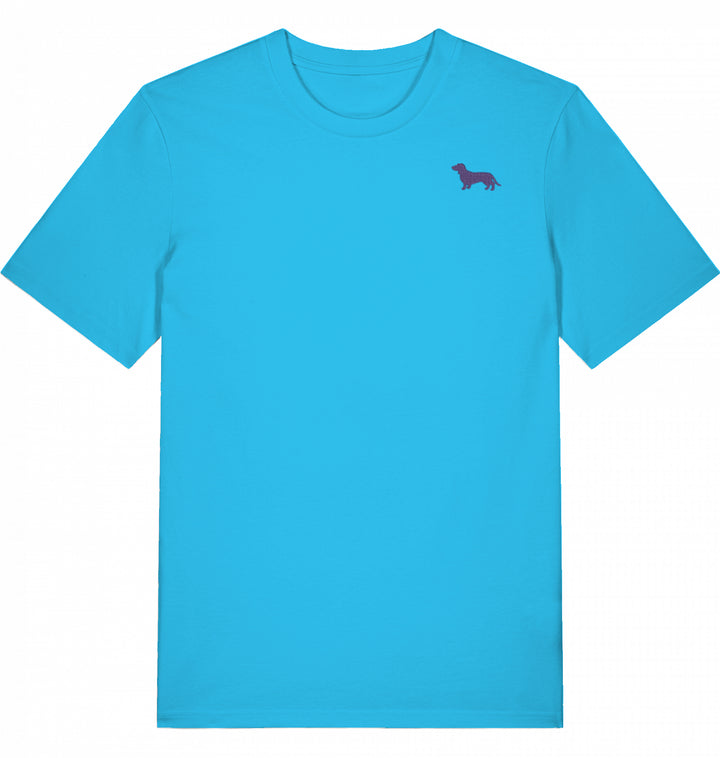 Dachshund lila - Organic T-Shirt