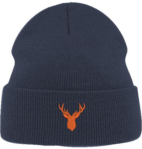 Organic Beanie - Geweih orange