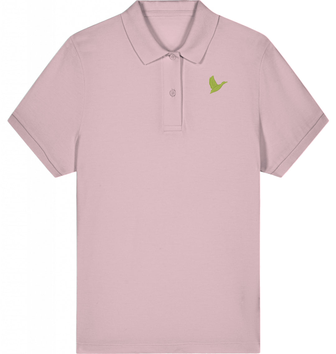 Polo Shirt Damen Organic Ente grün