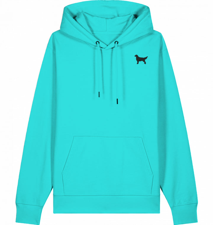 Flat Love orange - Organic Hoodie