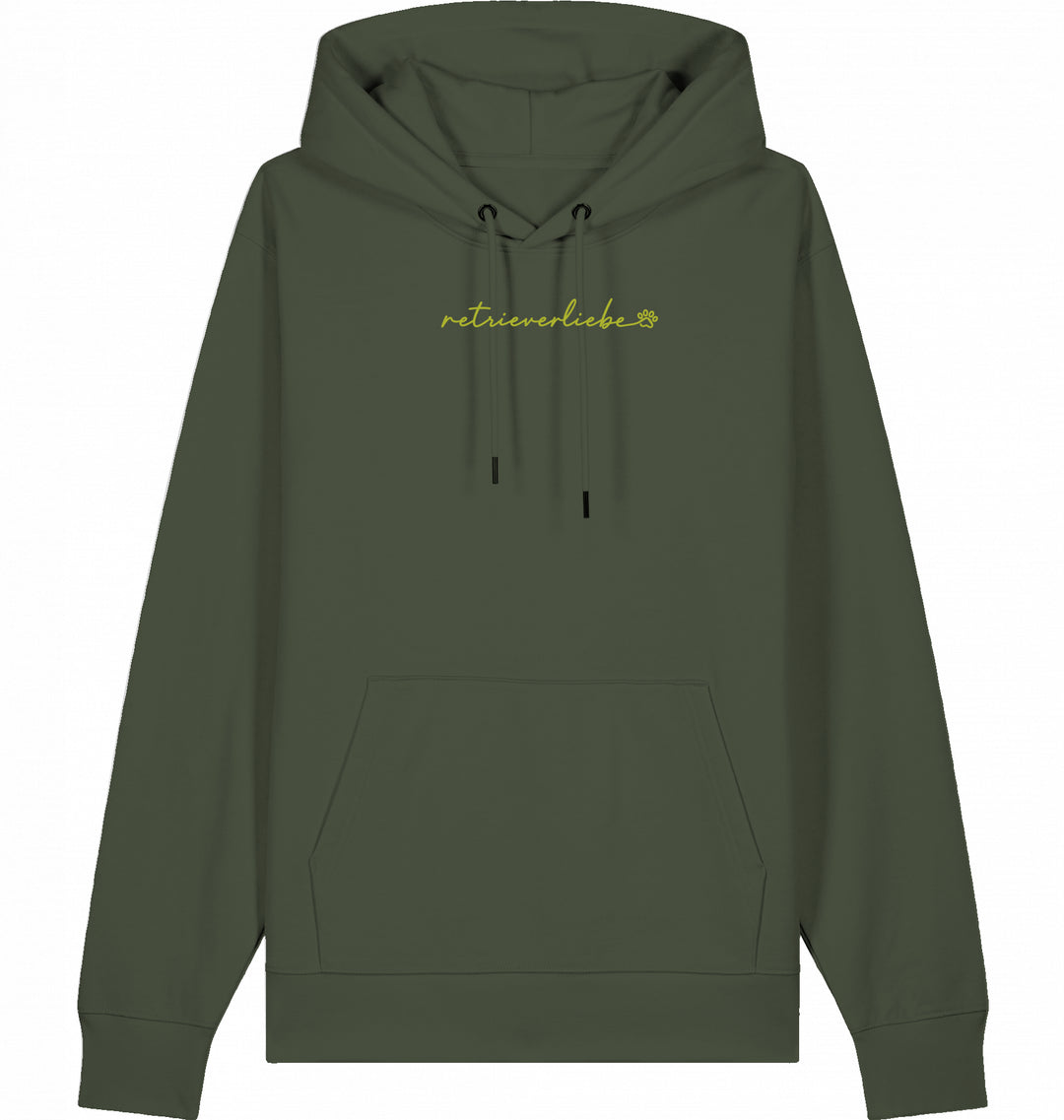 Retrieverliebe khaki - Organic Hoodie
