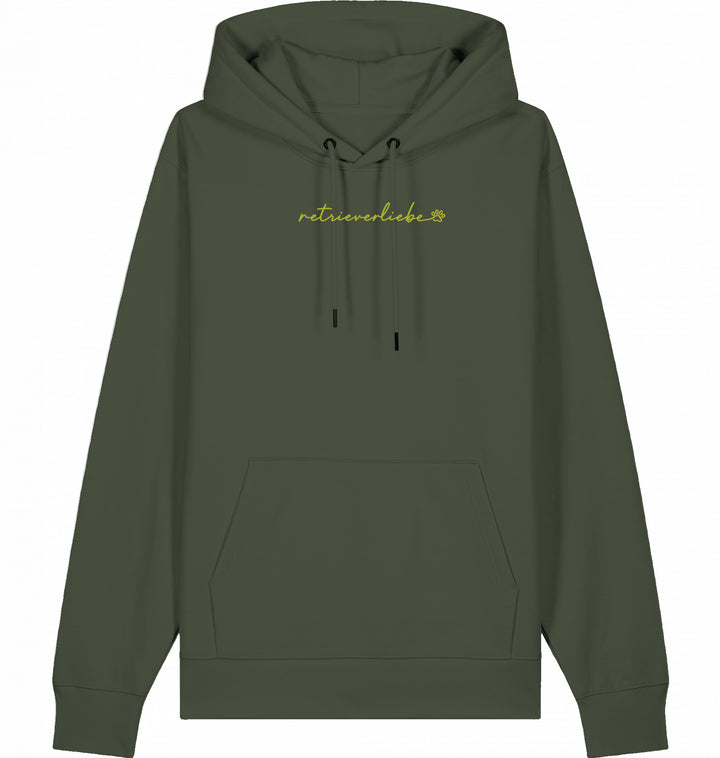 Retrieverliebe khaki - Organic Hoodie