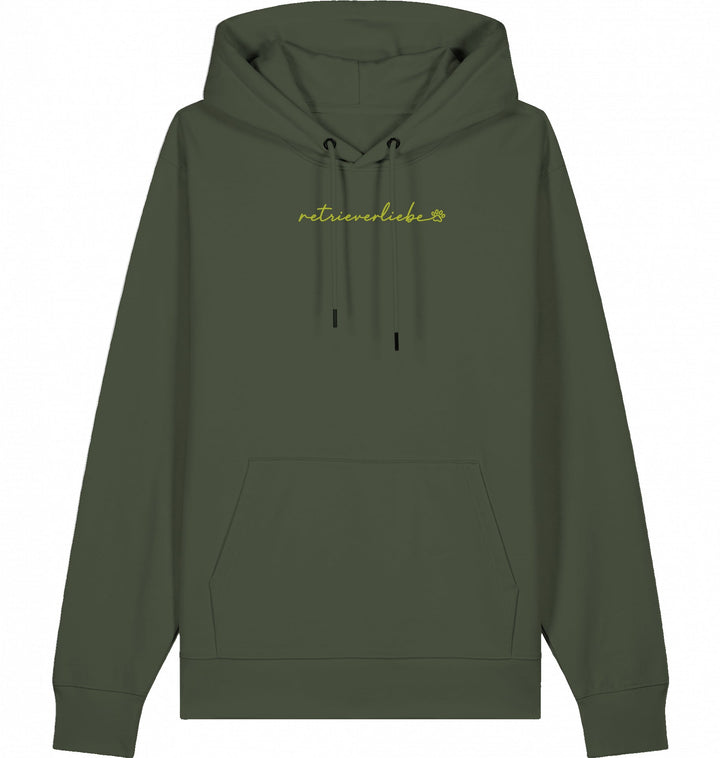 Retrieverliebe Organic Hoodie Khaki