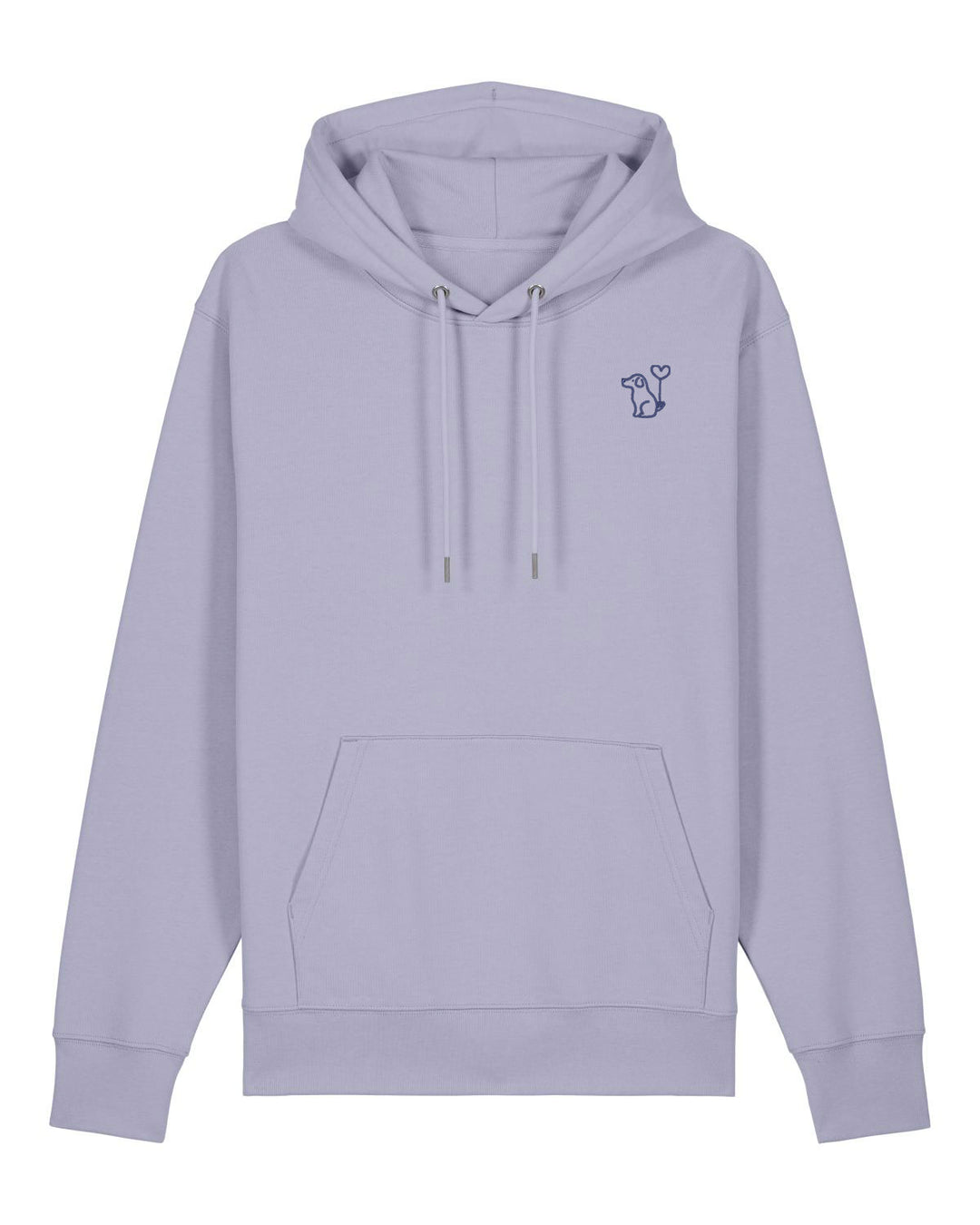 Art Dog Blue- Organic Hoodie
