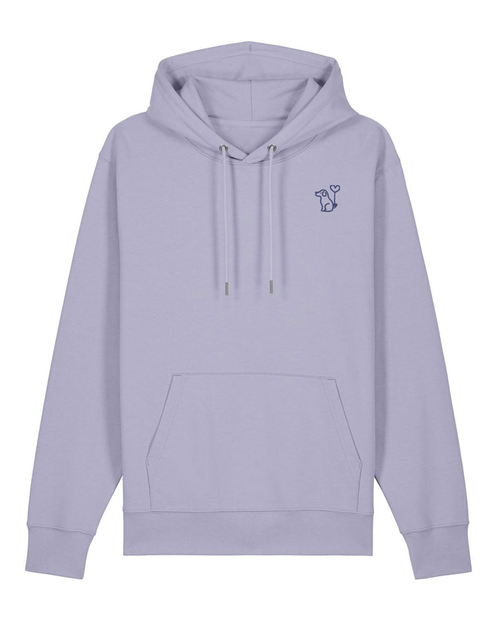 Art Dog Blue- Organic Hoodie