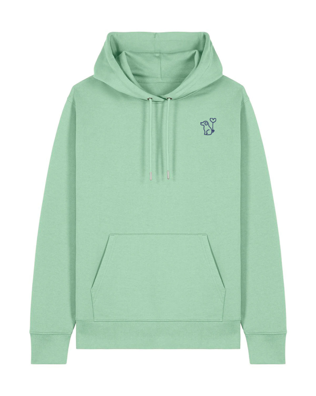 Art Dog Blue- Organic Hoodie