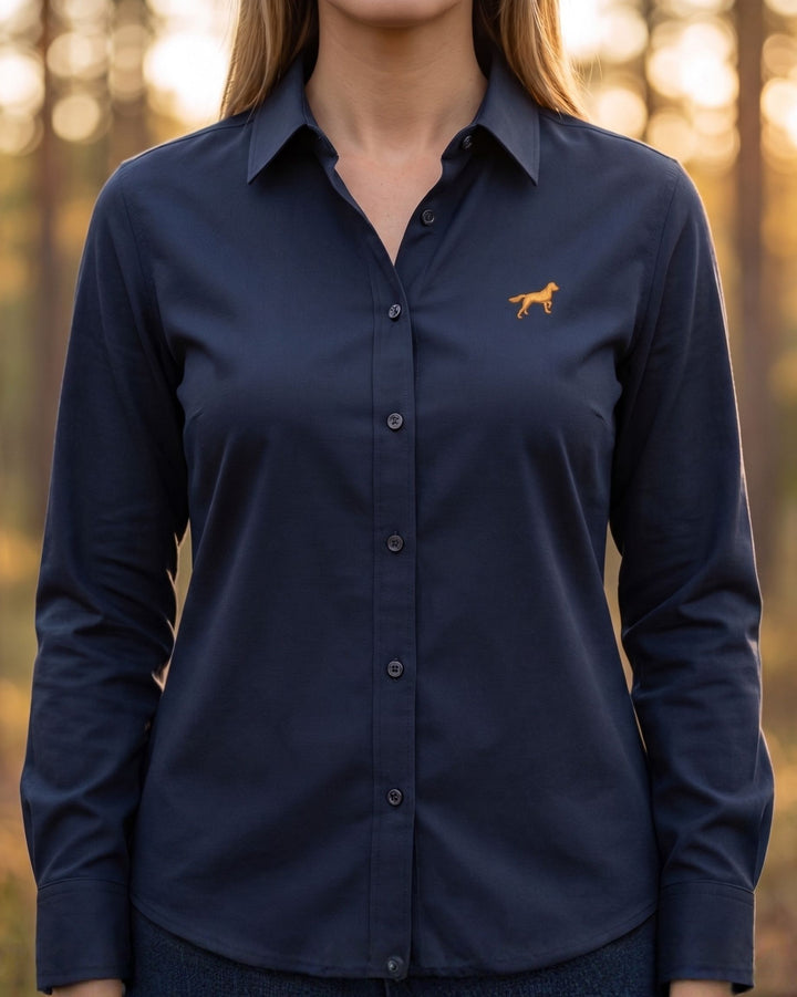Oxford Bluse Damen - Münsterländer gold