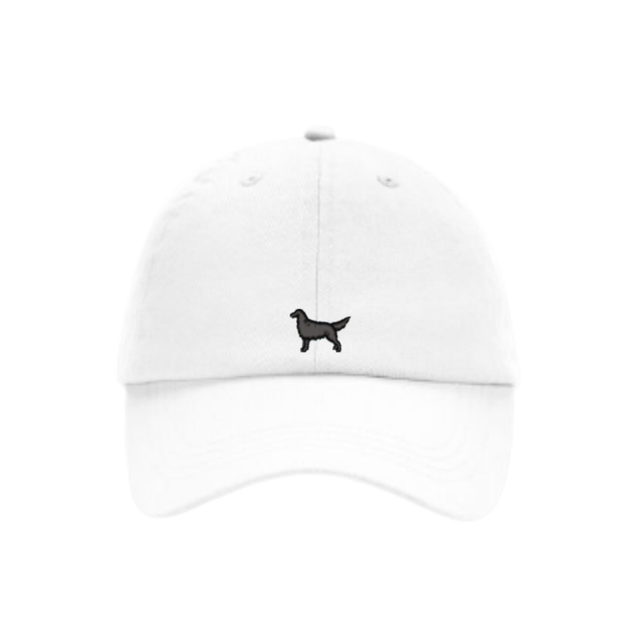 Cap Organic - Flat Coated Retriever schwarz