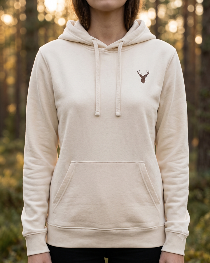 Hoodie Damen Organic Geweih