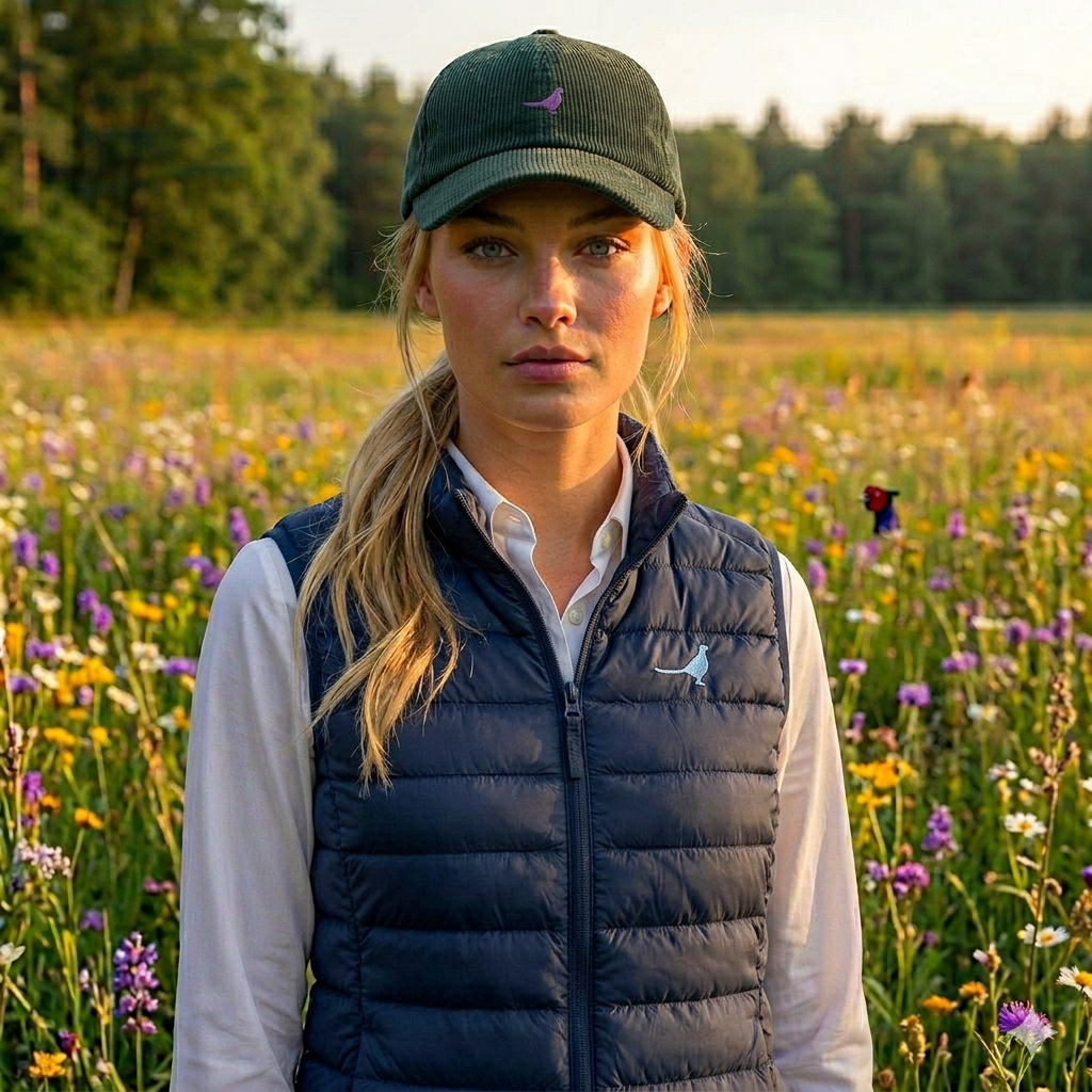 Daunenweste Damen - Fasan blau