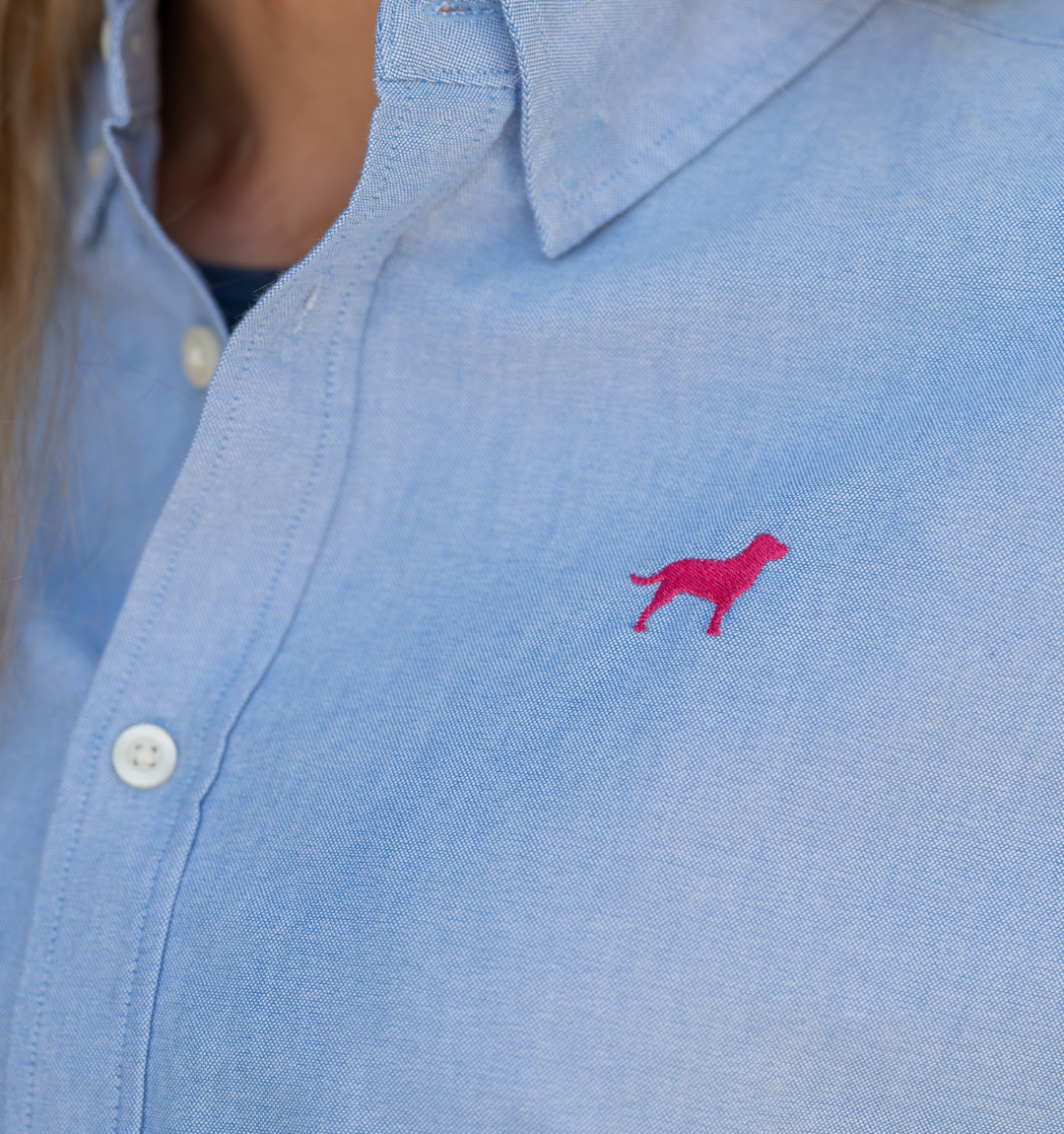Oxford Bluse Damen - Labrador pink