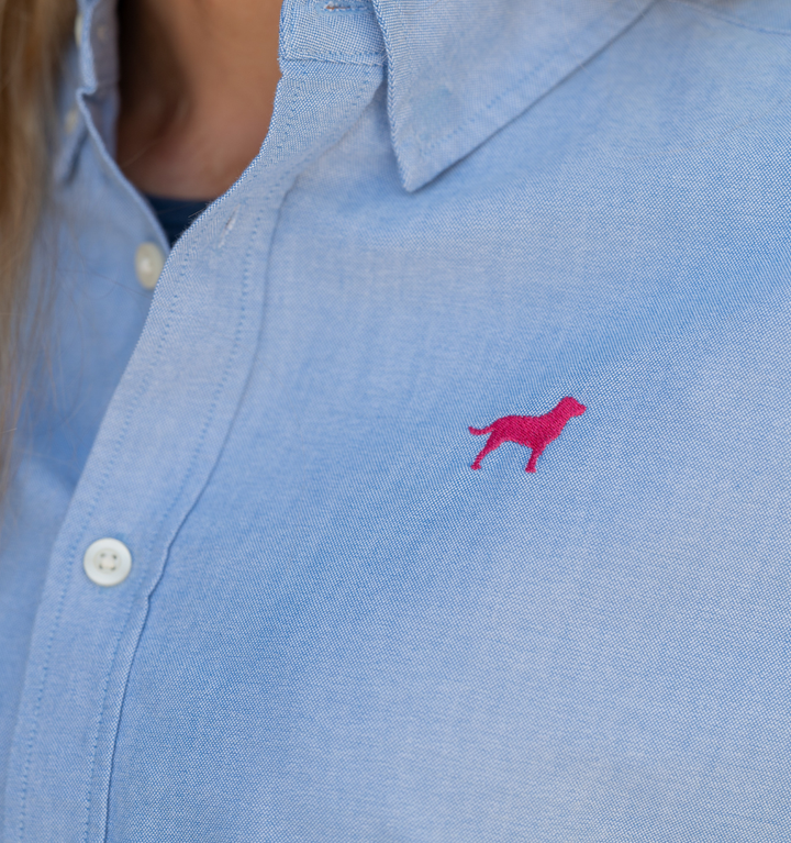 Oxford Bluse Damen - Labrador pink