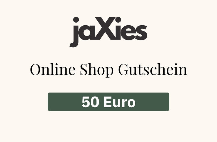 Jaxies - Online Shop Gutschein
