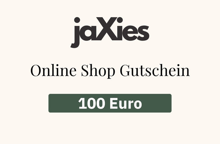 Jaxies - Online Shop Gutschein