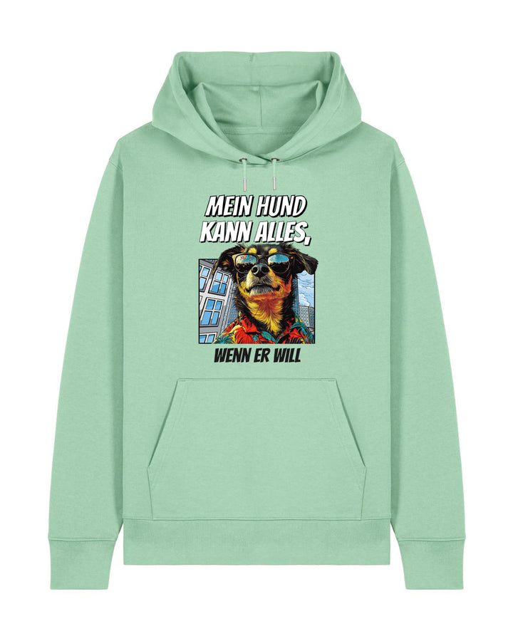 Mein Hund kann alles NY - Organic Hoodie frontprint