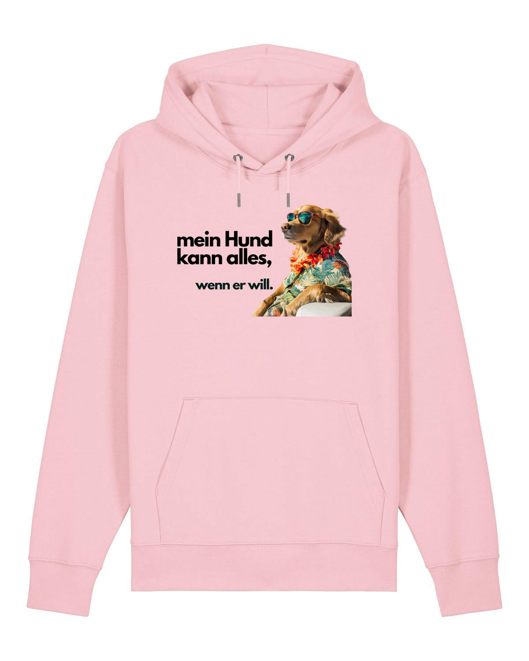Mein Hund kann alles Goldie - Organic Hoodie frontprint