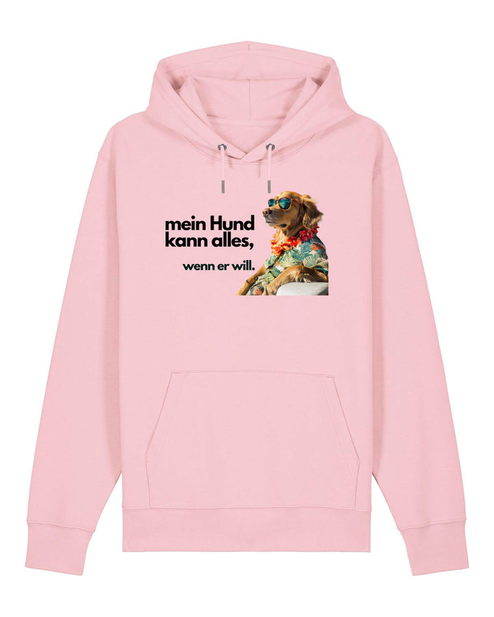 Mein Hund kann alles Goldie - Organic Hoodie frontprint