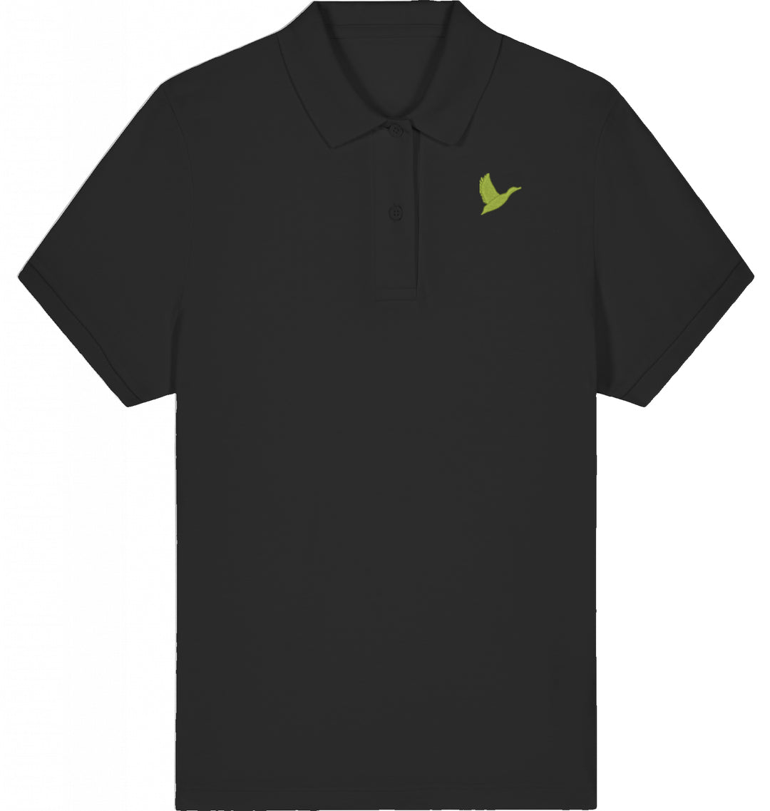 Polo Shirt Damen Organic Ente grün