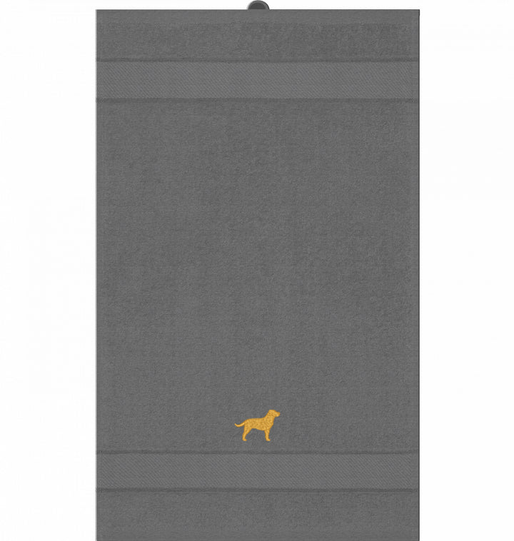 Lab love yellow - Gästehandtuch