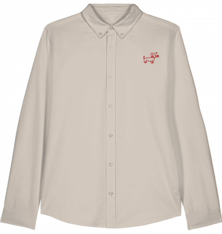 A Flower for You - Damen Oxford Shirt Organic