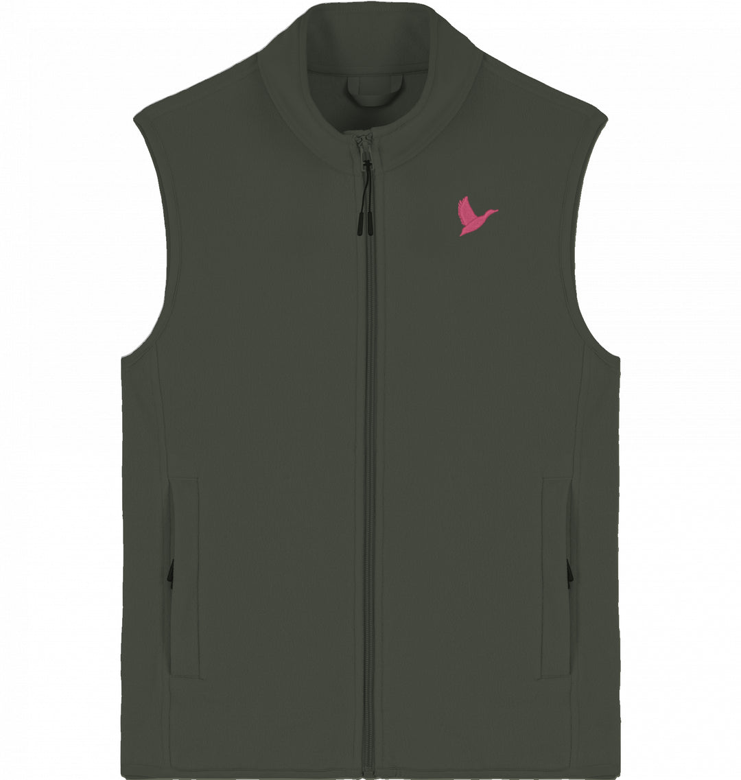 Fleeceweste Organic - Ente pink
