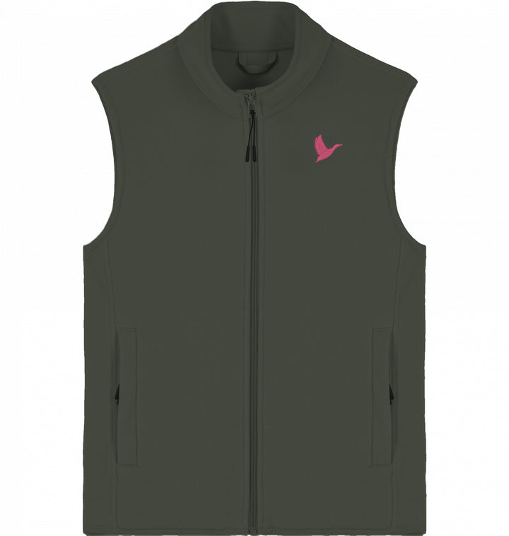 Fleeceweste Organic - Ente pink