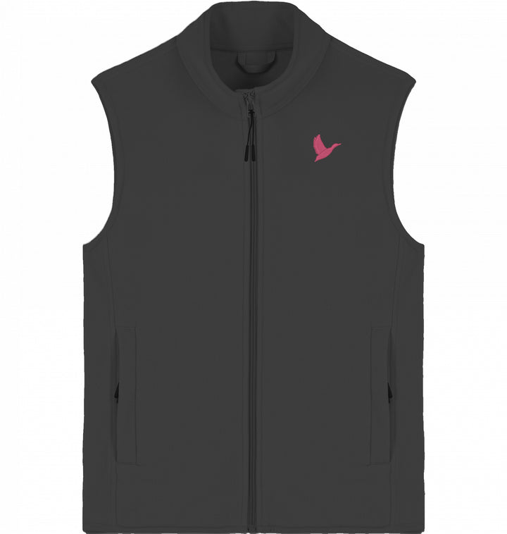 Fleeceweste Organic - Ente pink